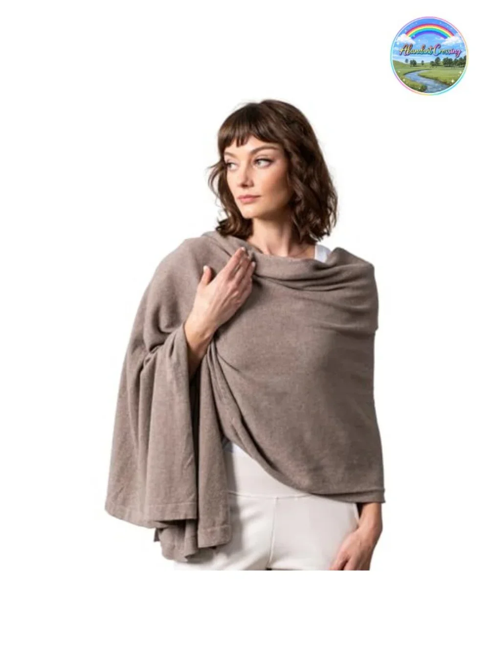 Organic Cotton Travel Scarf Wrap Shawl Women Lightweight Machine Washable